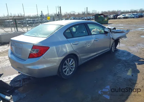 2012 Honda Civic Ex из США, поврежденный, VIN 19XFB2F83CE015326